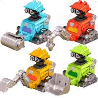 Подвижен робот играчка с дизайн на строителна машина , снимка 2 - Фигурки - 43118820