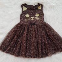 Детска тюлена рокля H&M тигров принт 3-4 години, снимка 8 - Детски рокли и поли - 37089203