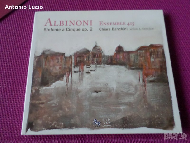 Albinoni - Sinfonie a Cinque op.2 - Ensemble 415 - Chiara Banchini, снимка 1