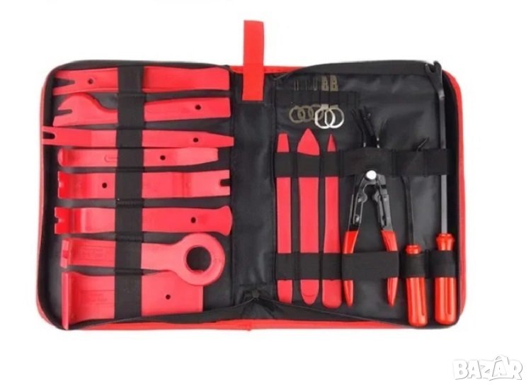 Инструменти комплект от 19 части подходящи за демонтаж на всичко по интериора ( кори, щипки, лайсни,, снимка 1