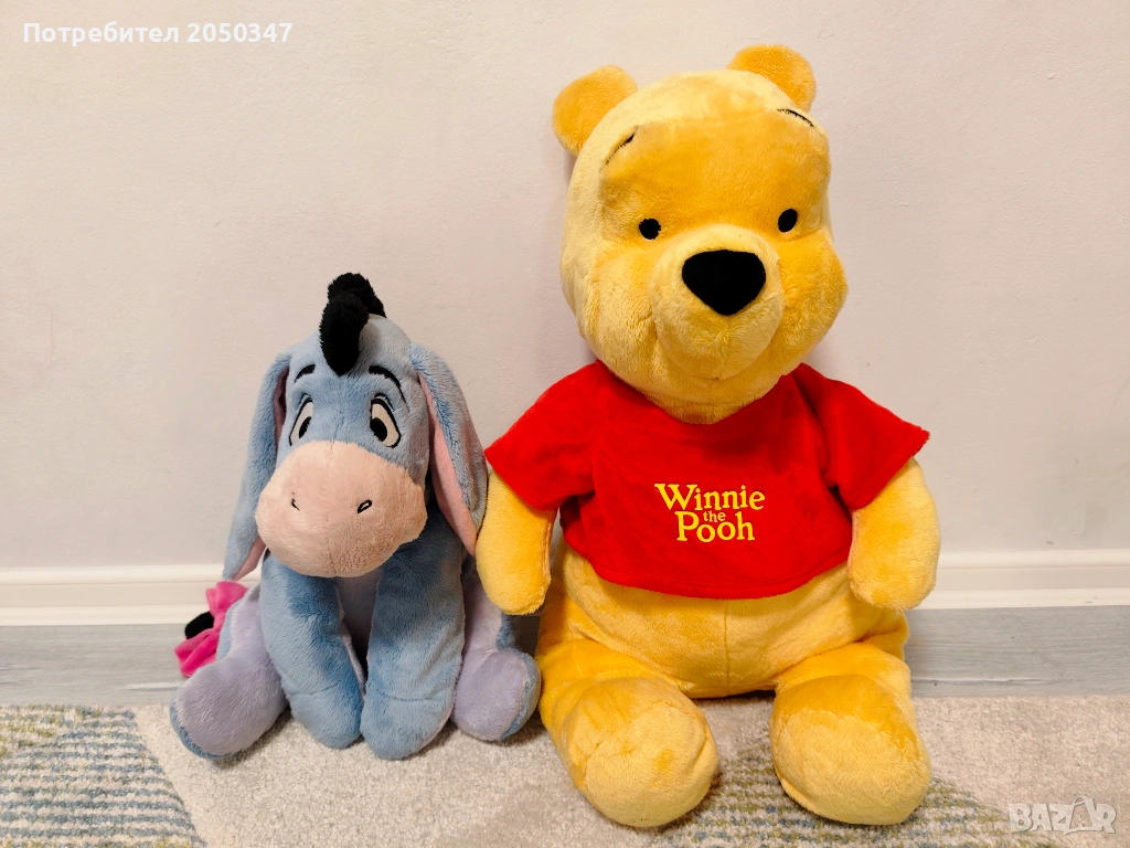 Плюшени играчки Мечо Пух и Йори , снимка 1