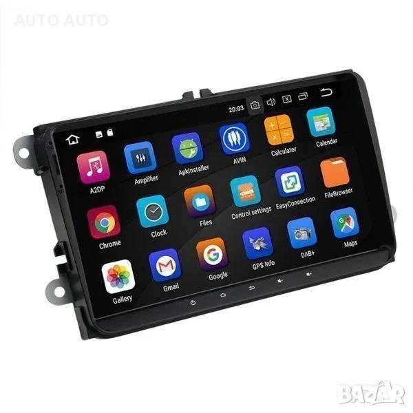 Мултимедия Андроид VW passat tiguan golf touran Skoda android нави кам, снимка 1