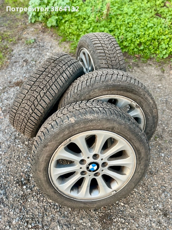 Джанти със зимни гуми 195/55/16-5х120, снимка 1