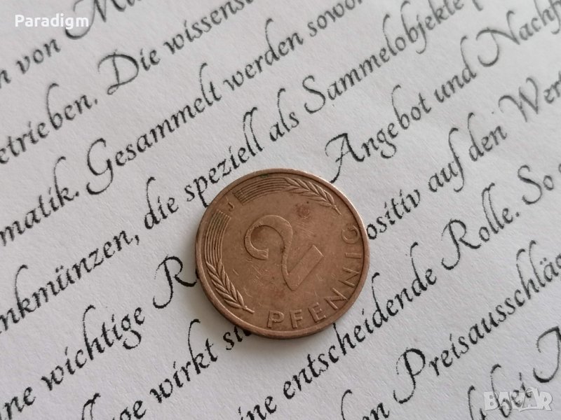 Монета - Германия - 2 пфенига | 1976г.; серия J, снимка 1