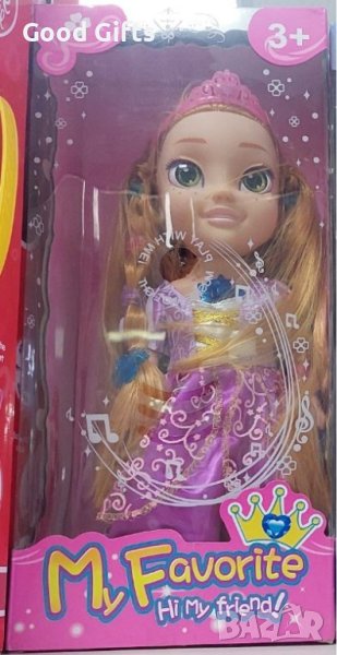 Детска кукла Принцеса Рапунцел със звук и светлини, снимка 1