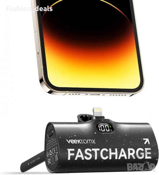 Нова малка външна батерия Преносимо зарядно устройство Power Bank, снимка 1