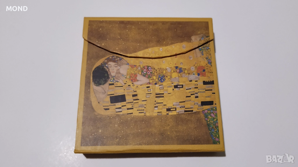 Густав Климт "Целувката" компактно тефтерче, снимка 1