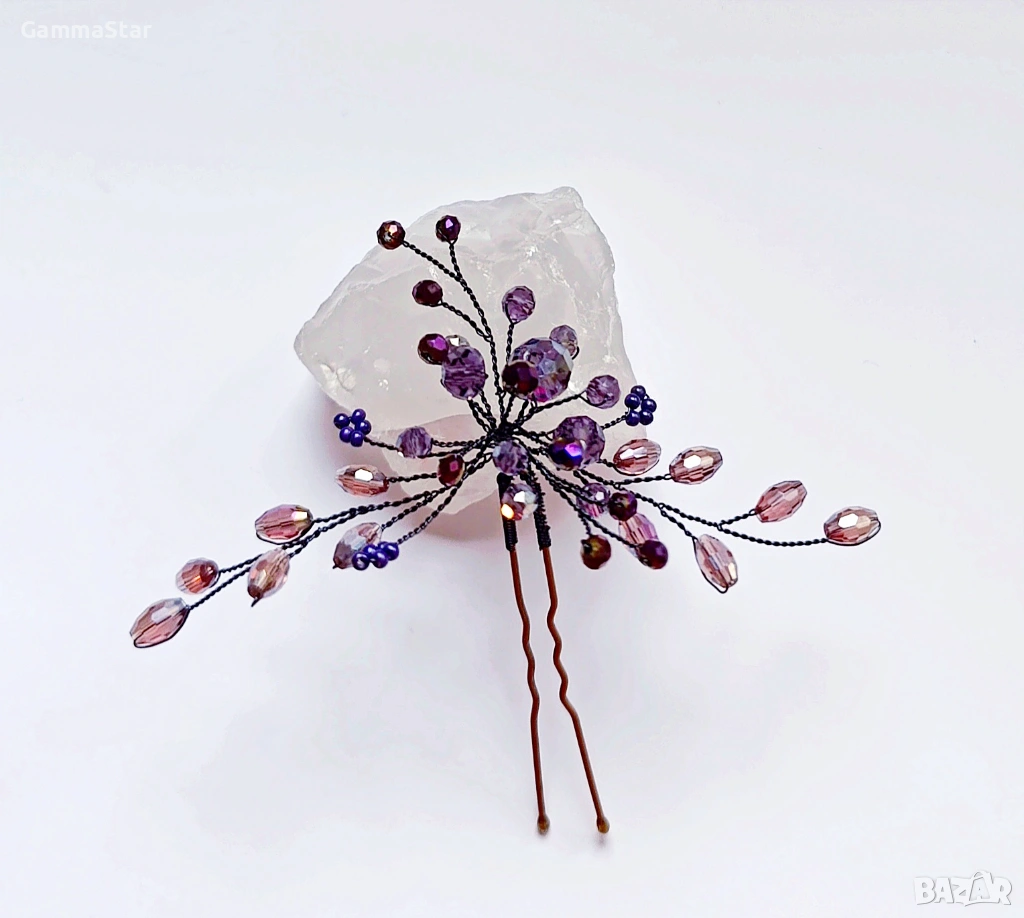 Бижута за коса за специални поводи/ Украса за коса с кристали, снимка 1