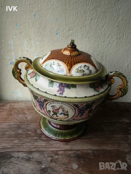 Антикварен VILLEROY & BOCH METTLACH, снимка 1