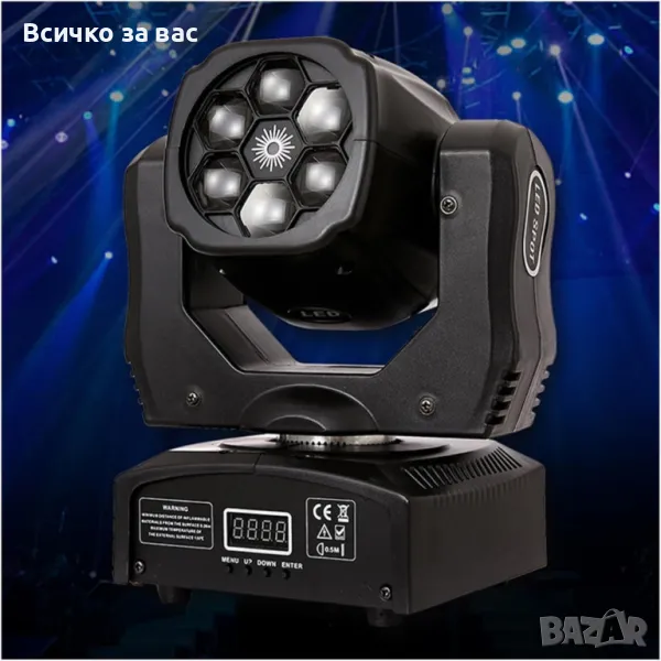 🎆 Преносими LED сценични светлини – Професионално осветление за незабравими събития! 🎆, снимка 1