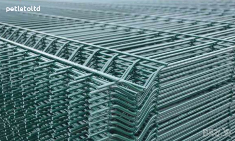 Оградни пана 125 см Х 250 см (Цвят - зелен RAL 6005), снимка 1