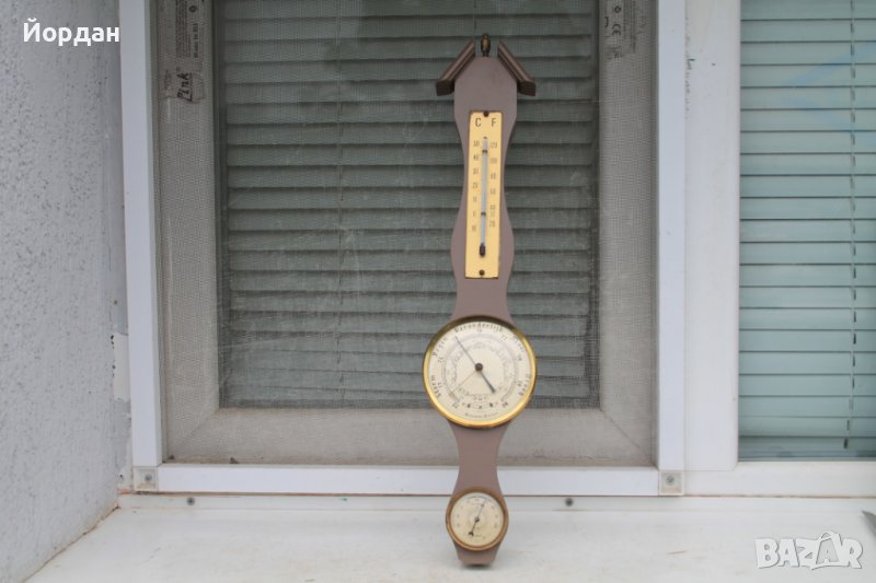Барометър с термометър , снимка 1