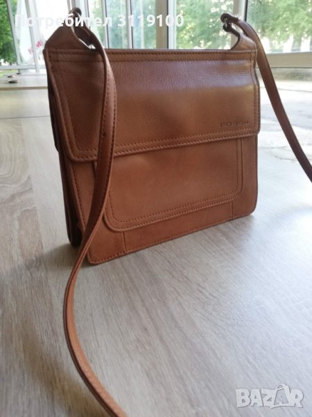 Уникална чантичка на Fosil - естествена кожа, снимка 1