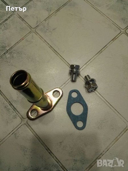 Фланец с тръбичка за оттичане на маслото, на турбото GT25, GT28, GT30, GT35, ГТ25, ГТ28, ГТ30, ГТ35, снимка 1