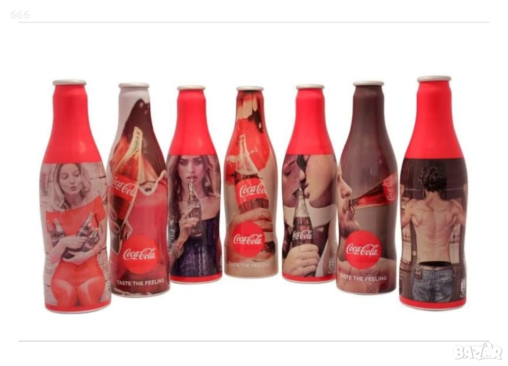 Coca-Cola алуминиеви бутилки , лимитирана серия, 2017 г., снимка 1