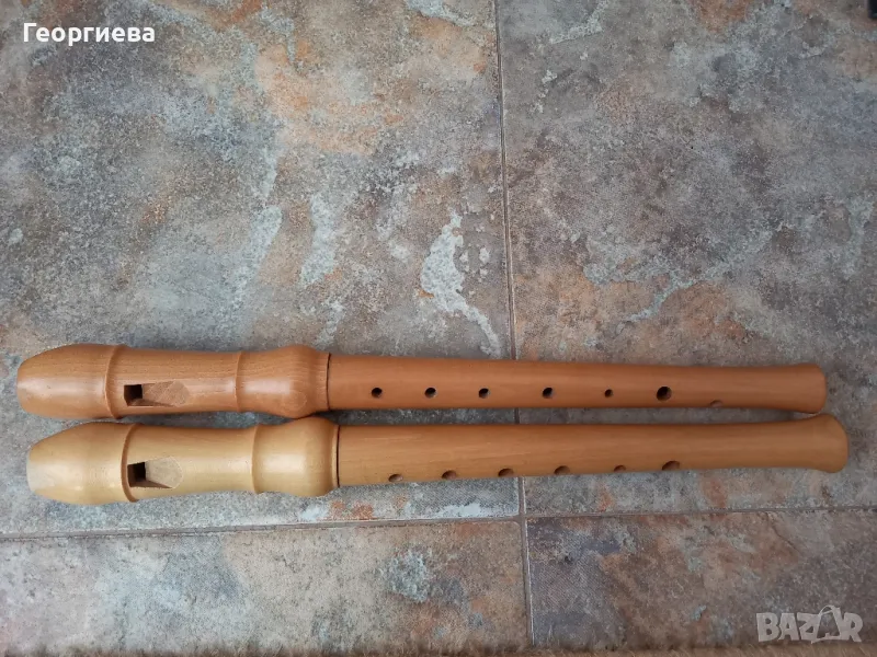 Две флейти с калъф , снимка 1