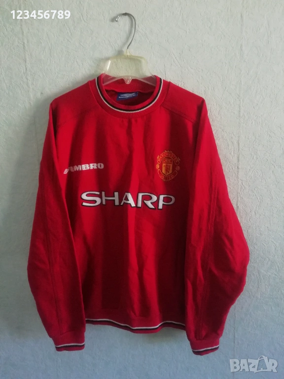 Manchester United Umbro Sharp Vintage оригинална блуза 90те години ретро Манчестър Юнайтед горнище , снимка 1