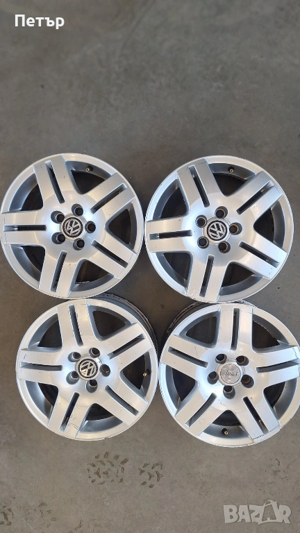 ОРИГИНАЛНИ ДЖАНТИ ЗА ФОЛСВАГЕН 5Х100Х57.1-15 ЦОЛА, снимка 1