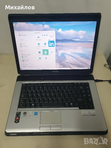 Двуядрен лаптоп Toshiba Satellite L300D + Гаранция, снимка 1