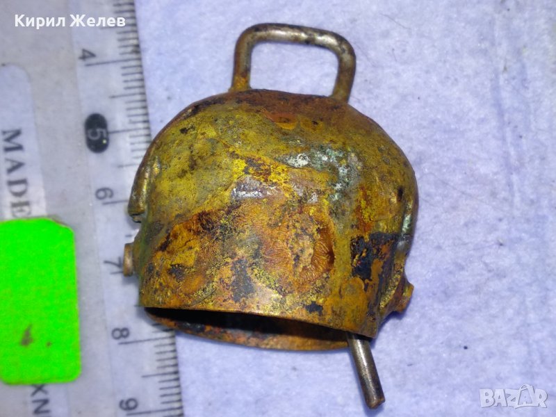 МНОГО СТАРА МЕТАЛНА РЪЧНО КОВАНА ХЛОПКА За КОЛЕКЦИЯ БИТОВ КЪТ МЕХАНА ИНТЕРИОР 38430, снимка 1