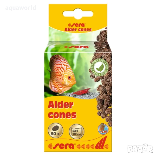 SERA alder cones - шишарки от елша - 50 броя, снимка 1
