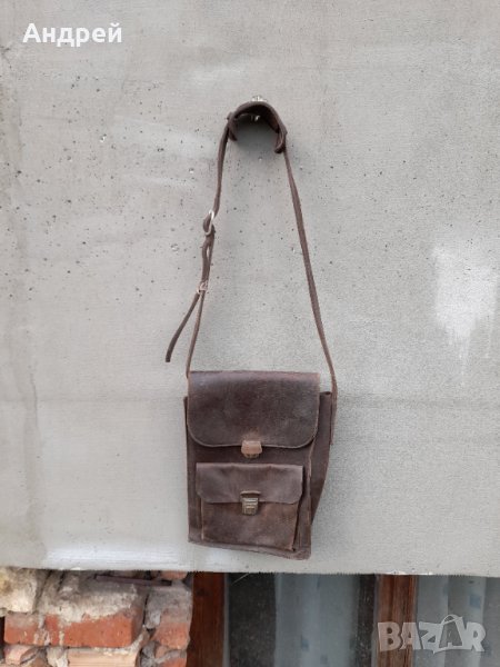 Стара кожена чанта #15, снимка 1