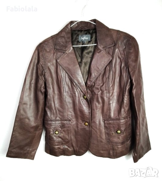 Safleu leather jacket 42, снимка 1
