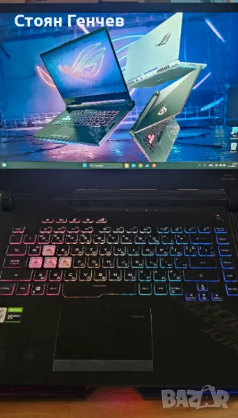 Лаптоп Gaming ASUS ROG + Deepcool Вентилатор  подложка, снимка 1