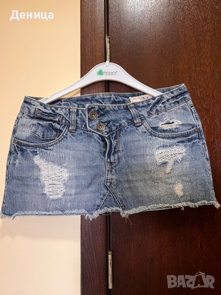 Къса дънкова пола, снимка 1