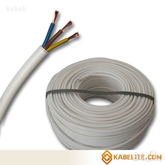 Кабел ШВПС 3x0.75 3x1 3x1.5 3x2.5 3x4 3x6, снимка 1