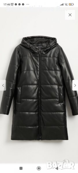 Дамско яке, имитиращо кожа, снимка 1