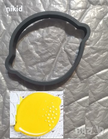 Лимон пластмасов резец форма фондан тесто бисквитки, снимка 1
