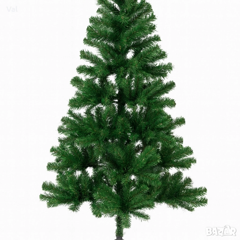 Коледна елха с естествен вид и лесен монтаж-180см, снимка 1