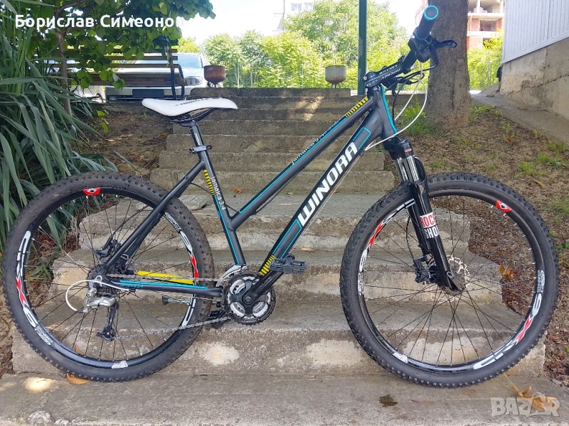 Дамски МТВ велосипед, хидравлични спирачки WINORA, размер М, снимка 1