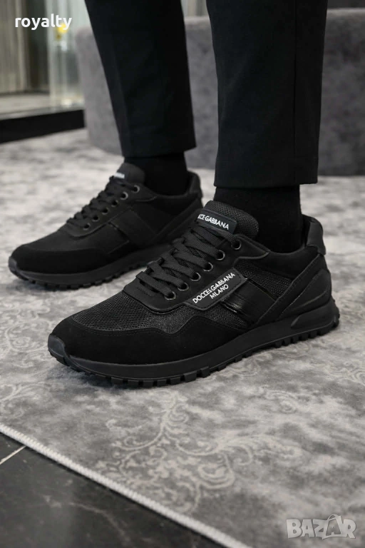 Dolce & Gabbana Нови Черни Мъжки Маратонки 40-44 Номер , снимка 1
