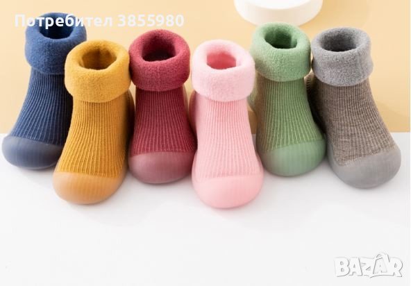 Детски есенни обувки с чорап тип пантофи, различни номера и цветове W SH, снимка 1