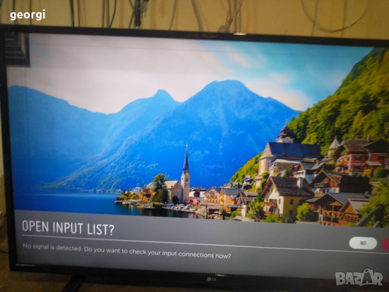 LG 43UH603V - счупен панел, снимка 1