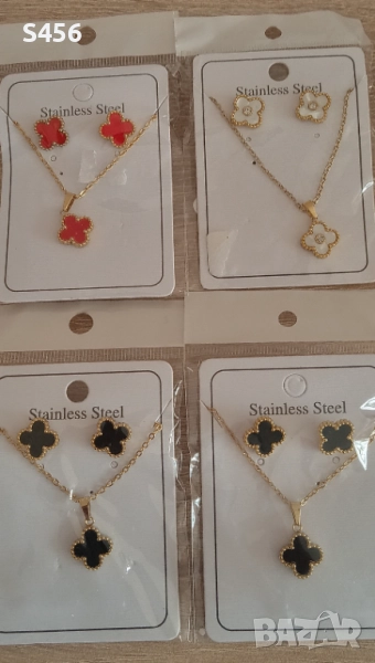 Van Cleef.Колие,обеци, комплект бижута , снимка 1