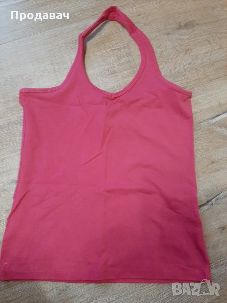 Розов памучен топ, снимка 1