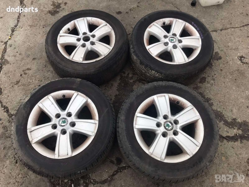 Алуминиеви джанти Skoda Octavia 2010г. 15ки, снимка 1