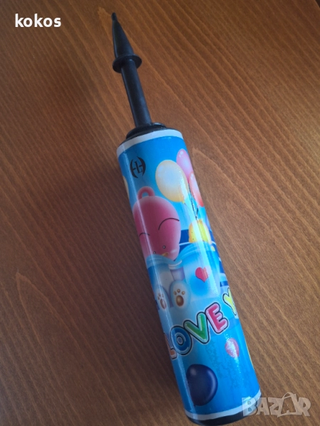 Нова ръчна помпа за надуване на балони, снимка 1