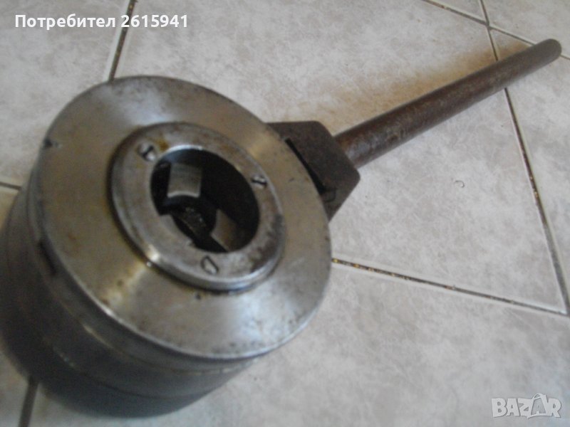 Немска Профилактирана Плашка Водопроводна За Направа На Резби 1/4-1 Цол-Винтонарезка/Винторезка-4кг, снимка 1