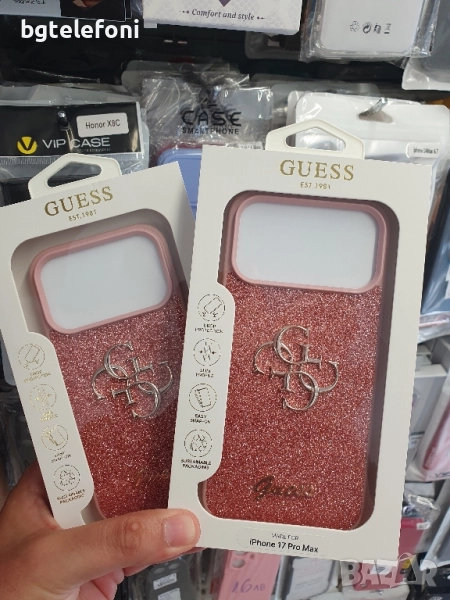iPhone 17 Pro , iPhone 17 Pro Max GUESS лукс гърбове, снимка 1