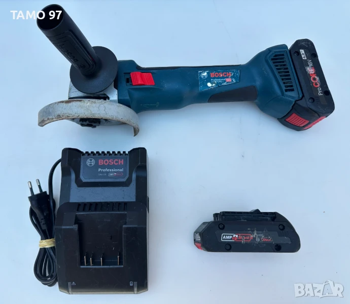 Bosch GWX 18V-10 P - Безчетков ъглошлайф 2x18V 4.0Ah ProCore, снимка 1