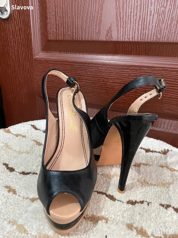 Обувки с висок ток, снимка 1