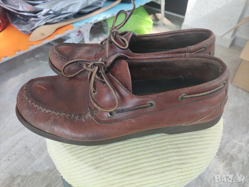 кожени обувки Clarks Port View, снимка 1