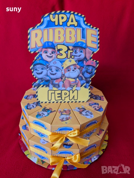 Картонена торта Рабъл / Пес патрул, снимка 1