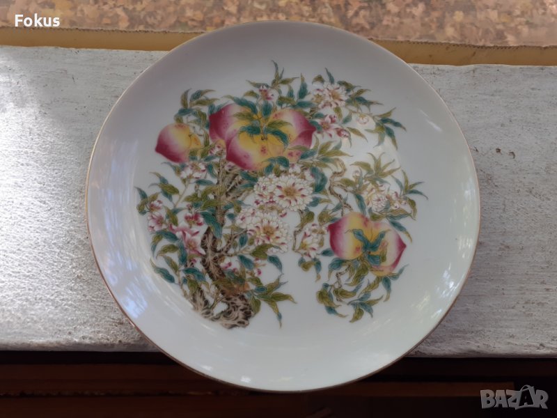 Стар порцелан колекционерска чиния SAJI JAPAN, снимка 1