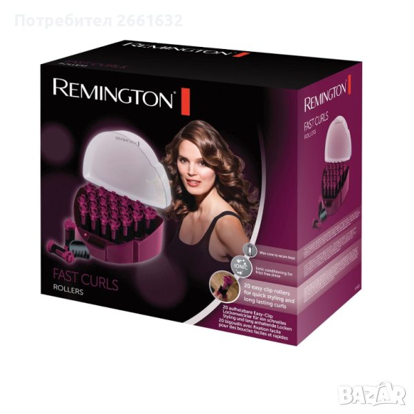 Електрически ролки за коса Remington Fast Curls KF40E + подарък, снимка 1