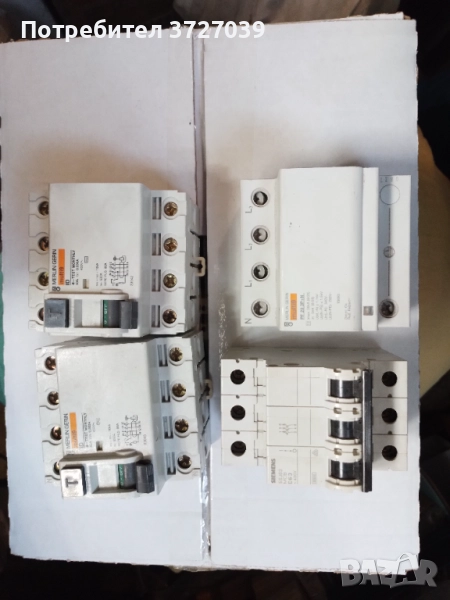 трифазни ДТЗ,мълние защита и контактор, снимка 1